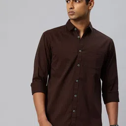 Majestic Man Solid Slim Fit Shirt-picture-44