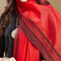 Fabindia Red Woven Pattern Dupatta image 5