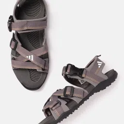 ADIDAS Men Brand Logo Detail NU GLADI Sports Sandals-image-95