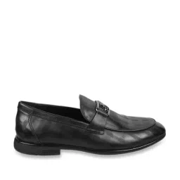 J. Fontini by Mochi Men's Black Formal Loafers-picture-2