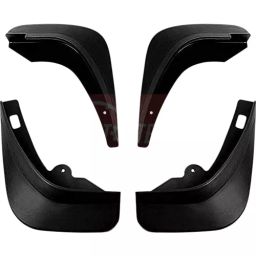 Auto Pearl Mud Flaps ‎Front PVC ‎Black Compatible For Honda Civic-32