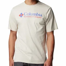 Columbia Dark Stone Cotton Regular Fit Printed Sports T-Shirt-image-39