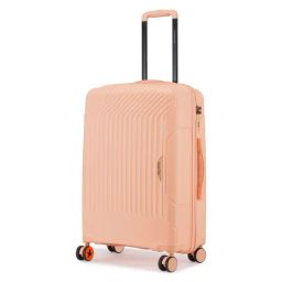 Nasher Miles Coorg Peach 8 Wheels Medium Hard Cabin Trolley Bag-picture-0
