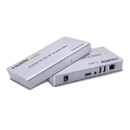 Techut 200m HDMI KVM Extender Over Enthernet Via Single Cat6/7 Cable (Silver)-11