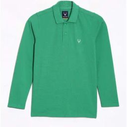 Allen Solly Boys Green Cotton Solid Full Sleeves T-shirt-image-28