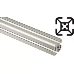 FlexLink Silver Aluminium Profile Strut 30 x 30 mm 7.2 mm Groove 3000 mm Length, XFEB 3X30-picture-39