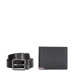 TOMMY HILFIGER Carlotta Brown & Black Casual Leather Wallet With Belt For Men-40