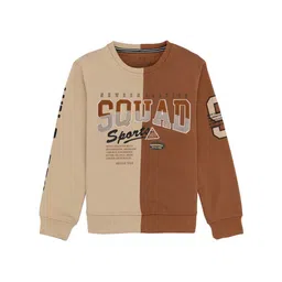Status Quo Boys Colourblocked Round Neck Cotton Pullover Sweatshirt-picture-21