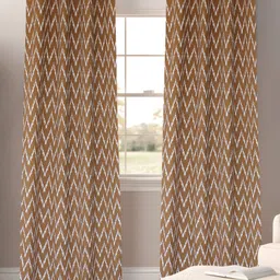 Dekor World Multicoloured Set of 2 Long Door Curtain-40