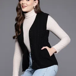 Cayman Ribbed Woollen Cardigan-5