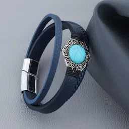 The Roadster Lifestyle Co Men Nomad Wraparound Bracelet-image-7