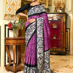 Saree mall Art Silk Bhagalpuri Sarees-image-37