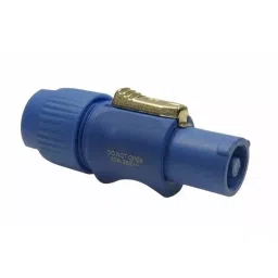 RS PRO 2+PE Rated at 20A 250 V Industrial Power Plug Blue, 2035563-2