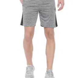 Proline Grey Heathered Casual Shorts-image-22