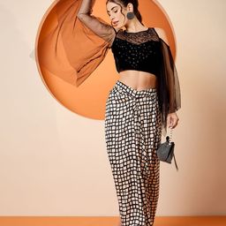 Antheaa Embellished Top With Skirt  Co-Ords-picture-55