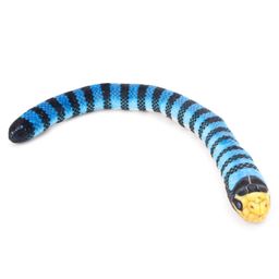 Wild Republic Coilkins Yelloe Lipped Snake Blue - Length 32 cm-image-30