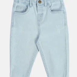 MINI KLUB Cotton Denim Solid Jeans - Blue-picture-28