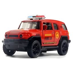 NEGOCIO Sports Model Police Jeep & Fired Car Metal Pull Back Toy Diecast Toy Cars with Openable Doors, for Kids- PACK OF 1- COLOR MAY VARY-13
