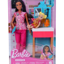 Barbie Pediatrician Doll & Doctor Playset with Accessories Height 30 cm - Multi Colour-picture-35