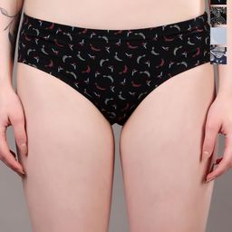 Louis Bayrad Pack Of 4 Printed Hipster Briefs-52