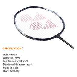 Yonex ZR 100 Light Badminton Racket -  Black image 2