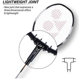 Yonex ZR 100 Light Badminton Racket -  Black image 4