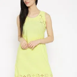 Moda Rapido Crepe A-Line Dress-image-64