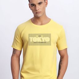 ADRO Typography Printed Round Neck Cotton T-shirt-picture-5