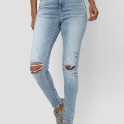 American Eagle Outfitters Blue Heavily Washed Jeans-picture-8