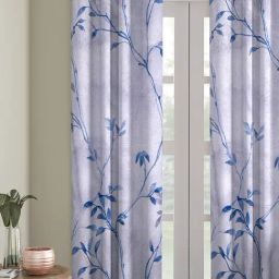 Romee Eyelet White Door Curtain (7 ft.) - Single Piece-image-98