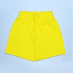 Be Awara Unisex Yellow Cotton Relaxed Fit Shorts-picture-18