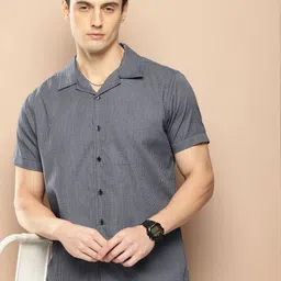 encore by INVICTUS Opaque Striped Casual Shirt-image-13