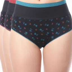Lady Lyka Multicolor Hipster Panty (Pack of 3)-image-21