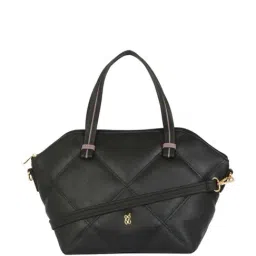 Baggit Black Quilted Medium Handbag-45
