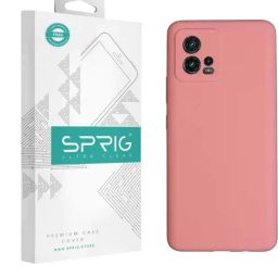 Sprig Liquid Silicone Back Cover for Motorola G72 (Pink)-image-76