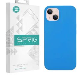 Sprig Liquid Silicone Back Cover for APPLE iPhone 14 (Blue)-image-84