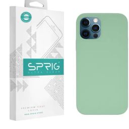 Sprig Liquid Silicone Back Cover for APPLE iPhone 12 Pro Max (Green)-image-51