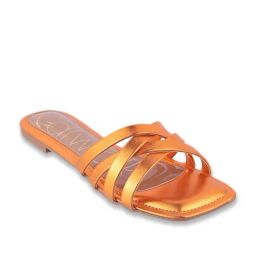 Catwalk Women's Orange Casual Sandals-image-4