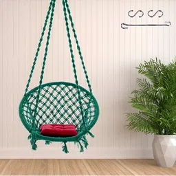 Swingzy Green Hammock Hanging Swing Chair-47