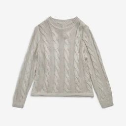 HOP Kids by Westside Silver Shimmer-Detailed Sweater-image-31