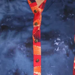 CHARUKRITI Red Printed A Line Kurta image 4
