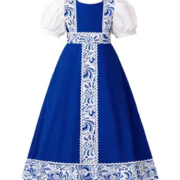 StyleCast x Revolte Ethnic Motifs Print Applique Maxi Dress-image-86