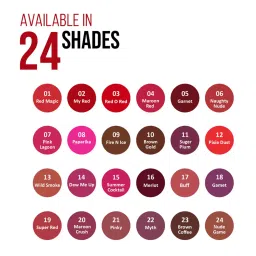 Glam21 Matte Lippie No Transfer Liquid Lipstick 22 Myth - 4 gm image 4