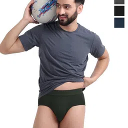 FREECULTR Pack Of 4 Men Anti Bacterial Basic Briefs FCP-CX-B-AG-MG-SAB-SPB-M-image-35