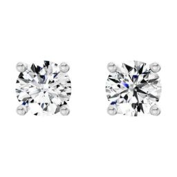 Sparkles Lab Grown Diamond 14k (585) White Gold Earrings for Women-picture-39