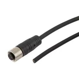 L-COM SENSOR CORD, 8P M12 RCPT-FREE END, 5M, TRG888-P6B-5M-23