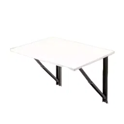 Msquare WMGW6738 White Engineered Wood Study Table-image-4