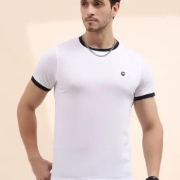 Cloak & Decker by Monte Carlo White Regular Fit T-Shirt-image-50