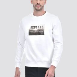 Numero Uno White Regular Fit Printed Sweatshirt-46