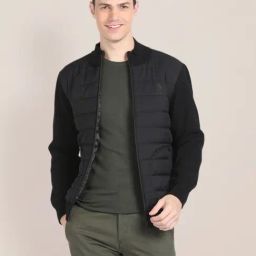 U.S. Polo Assn. Black Regular Fit Quilted Jacket-picture-32